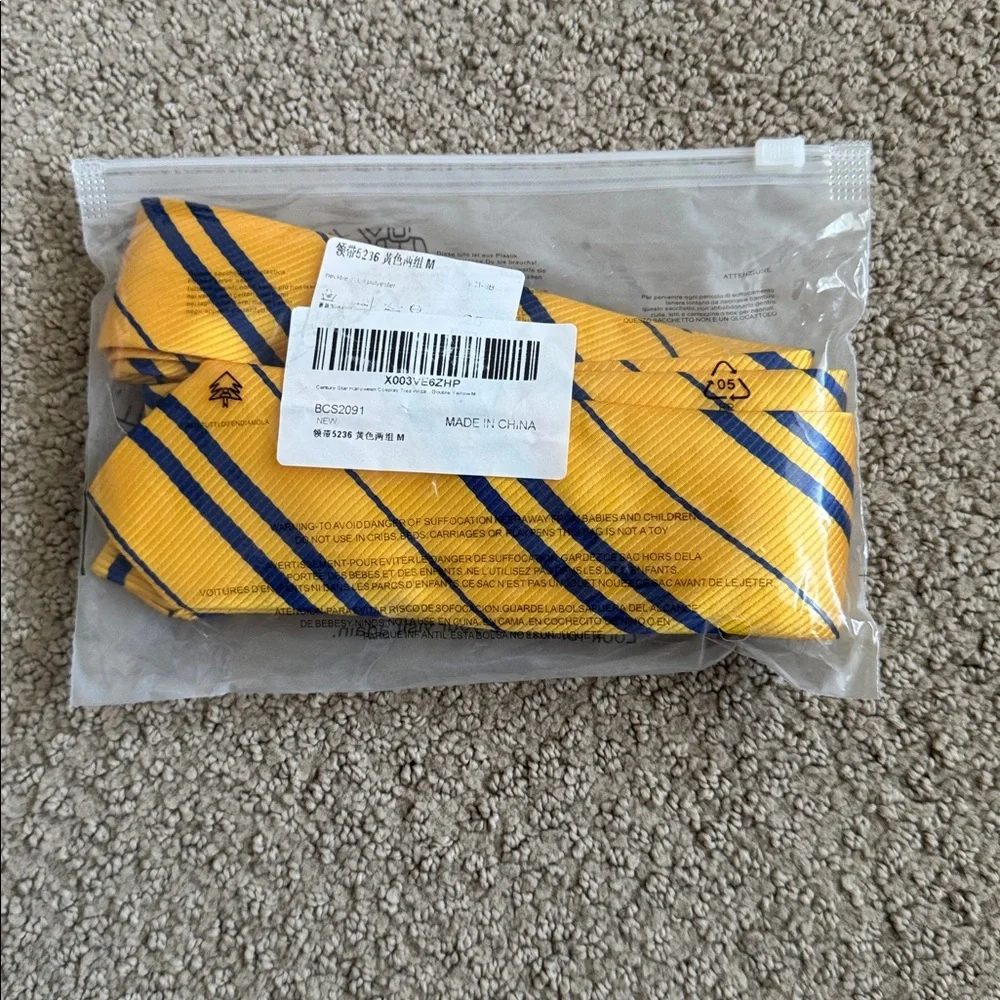 H3 NIB Halloween Wizard Cosplay Tie‎ - Pack of 2